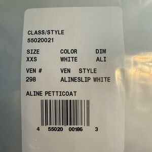 White Aline Petticoat